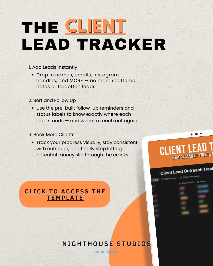 The Client Lead Tracker cover
